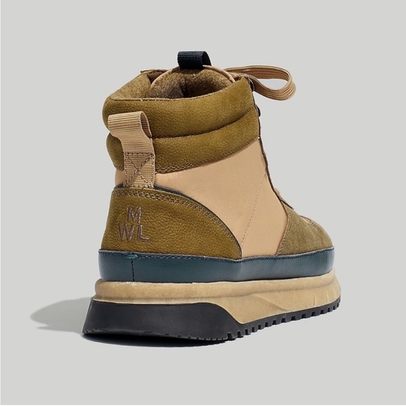 Madewell High-top Trainer Sneaker in (Re)sourced Nylon and Suede - Picture 4 of 11